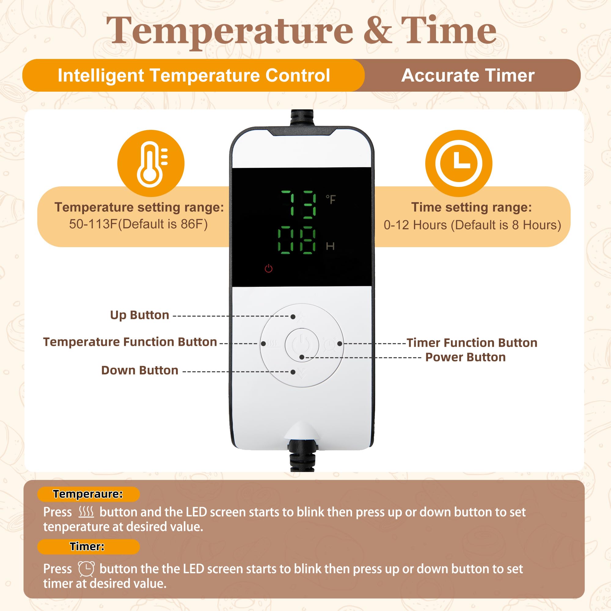 Bunmery Sensor NTC monitorea temperatura para un levado más preciso.