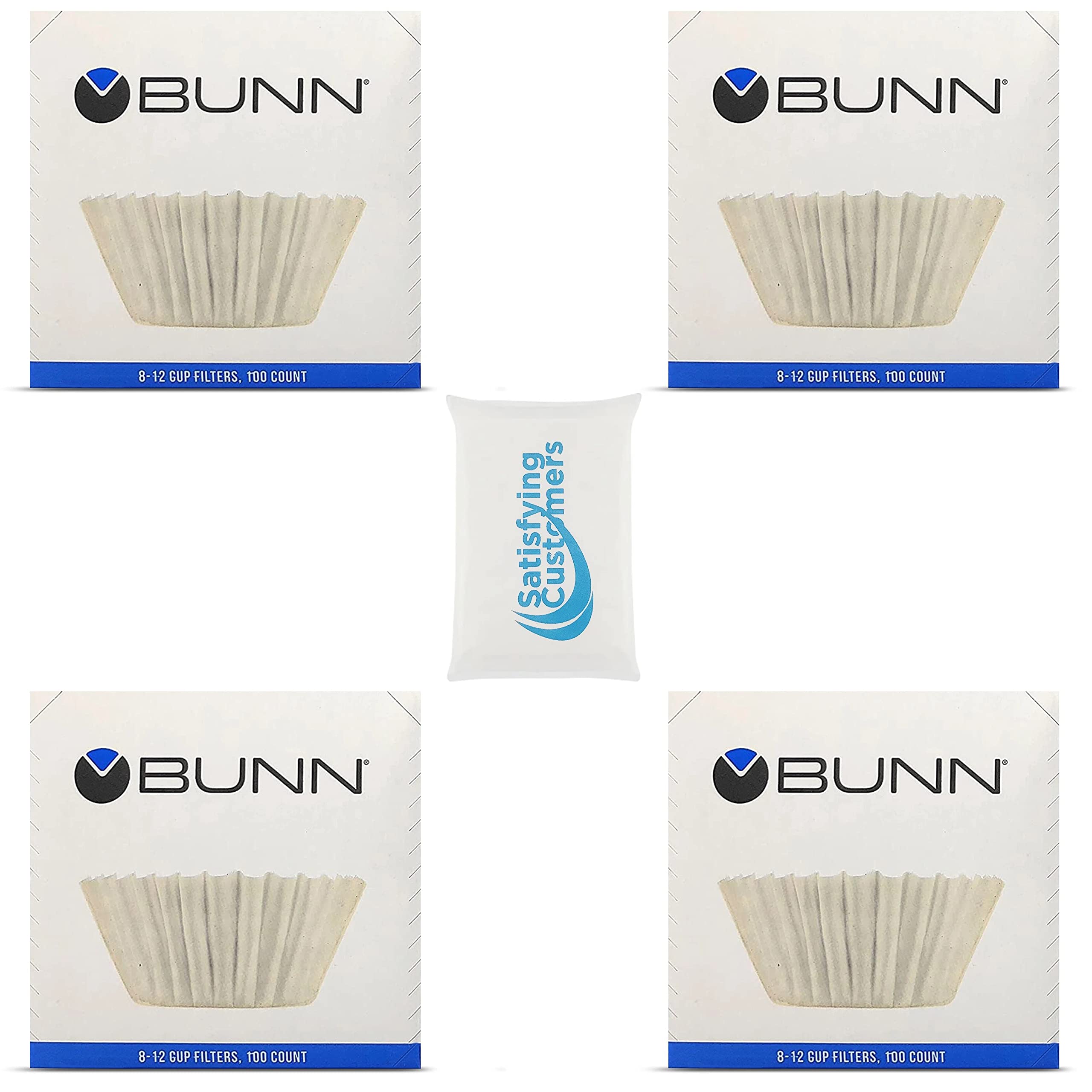 Filtros Bunn con paredes altas para extracción estable y sin sedimentos.
