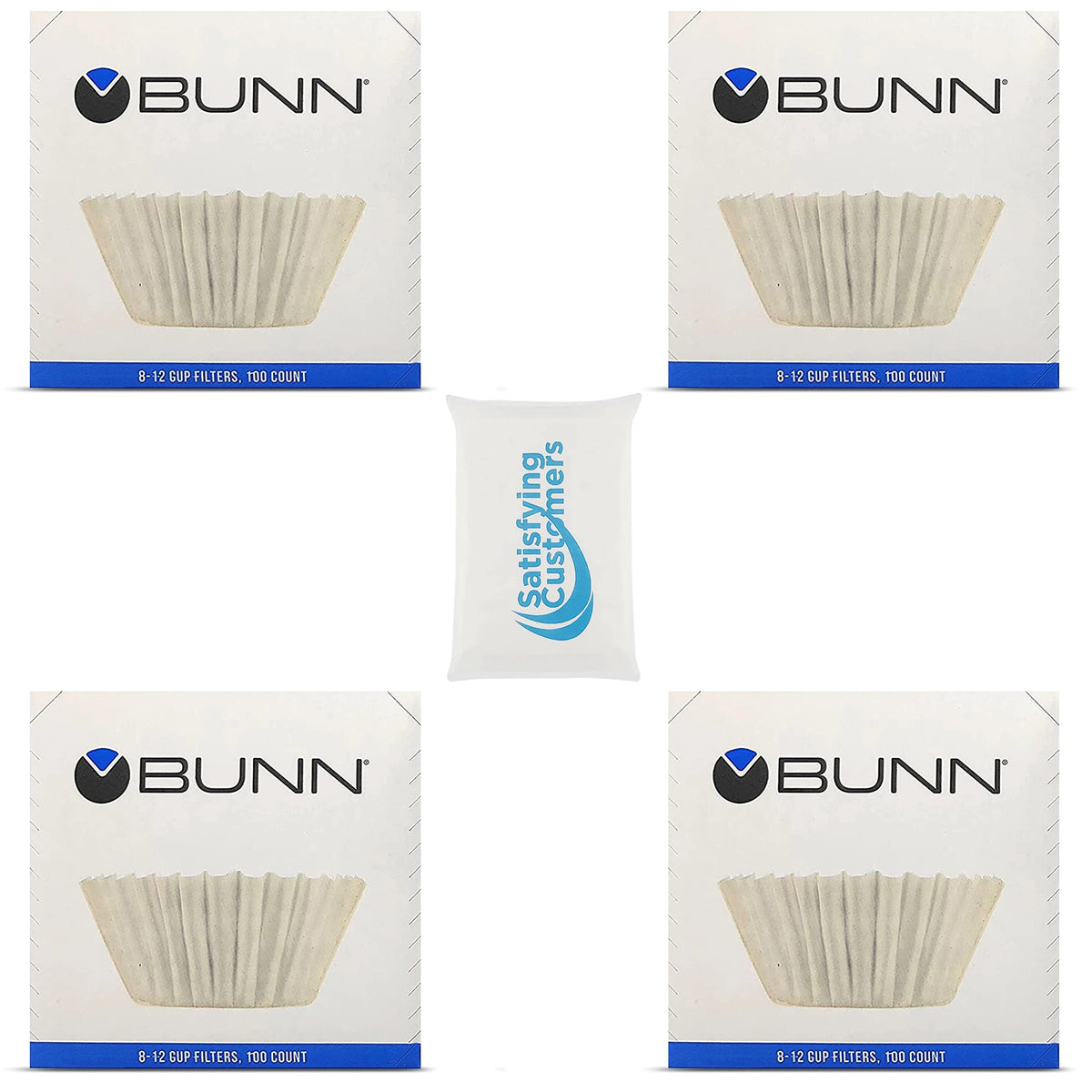 Filtros Bunn con paredes altas para extracción estable y sin sedimentos.