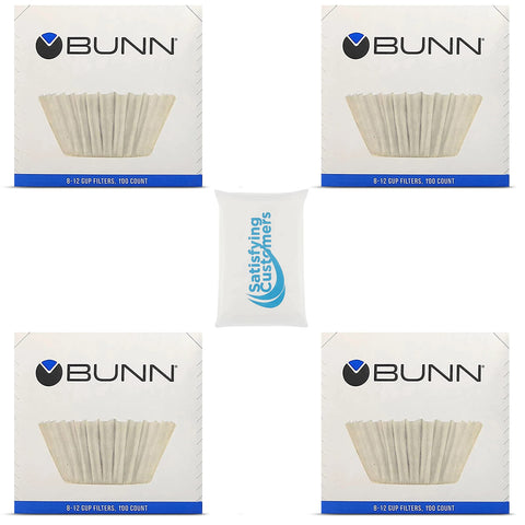 Filtros Bunn con paredes altas para extracción estable y sin sedimentos.