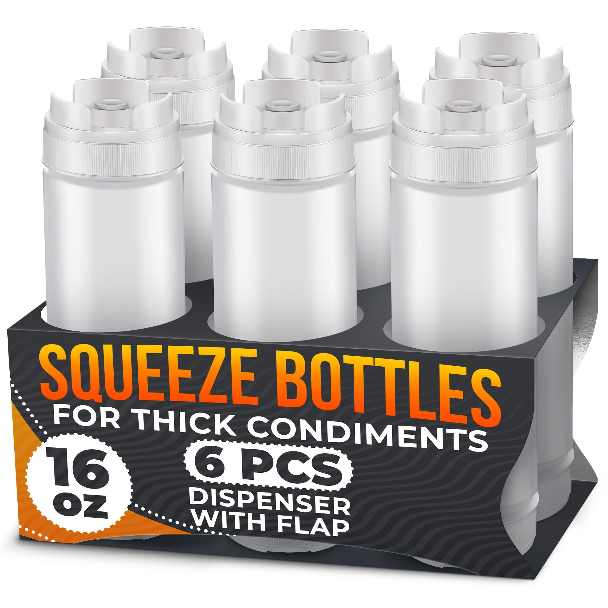 BURIUS conjunto de botellas condimento invertidas para vertidos limpios.