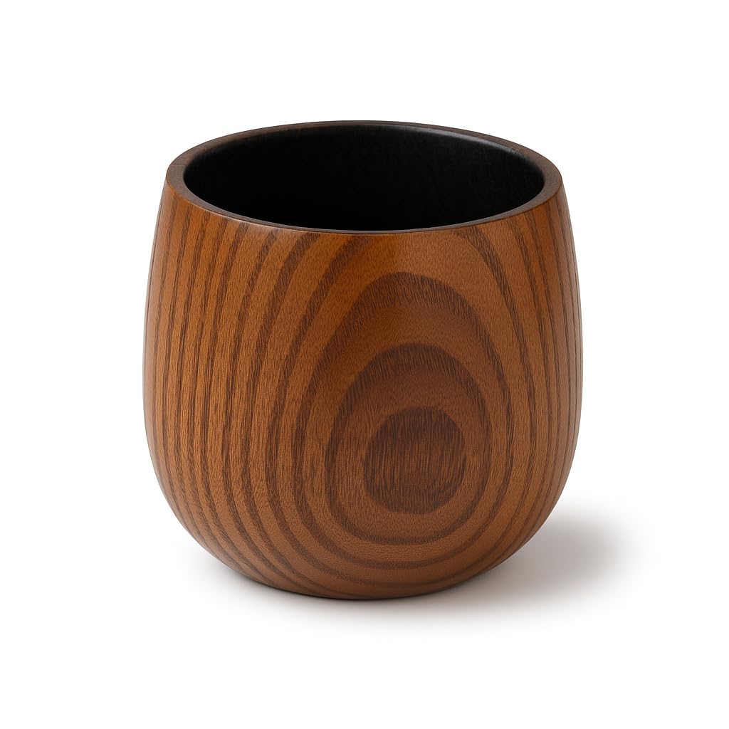 Burncraft set de 2 vasos whisky, madera carbonizada, presentación ideal como regalo.