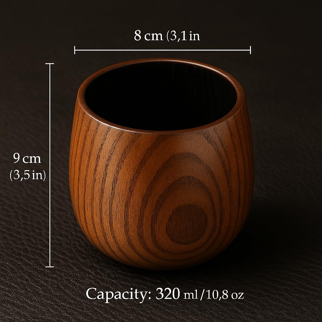 Vaso Burncraft whisky madera carbonizada, borde redondeado para beber cómodo.