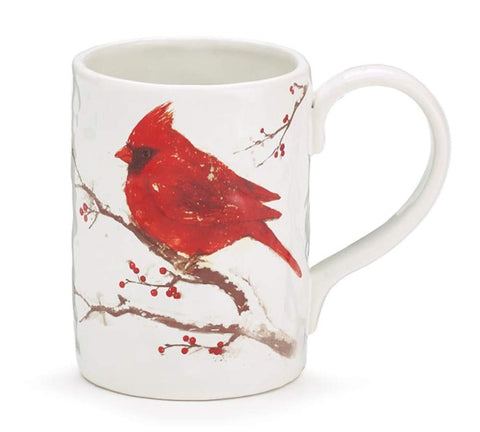 Burton+BURTON taza con cardenales frente, ideal para café matutino cálido