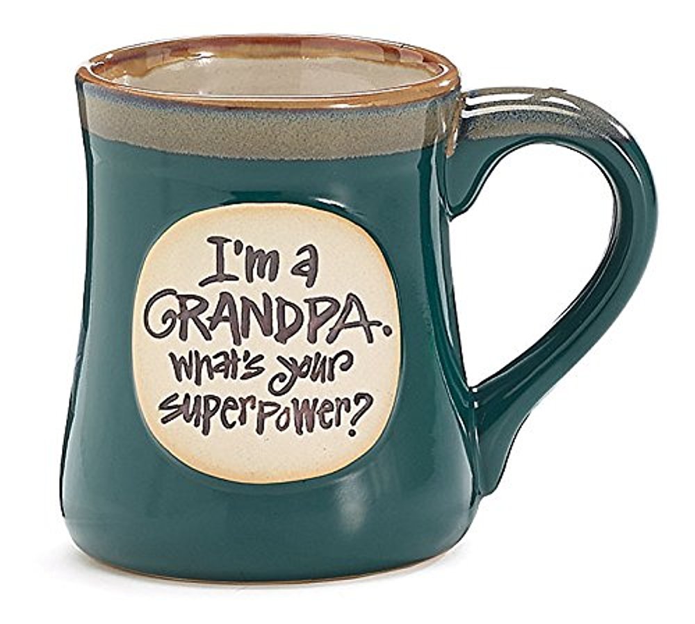Taza cerámica burton+BURTON con mensaje de abuelito, ideal como regalo