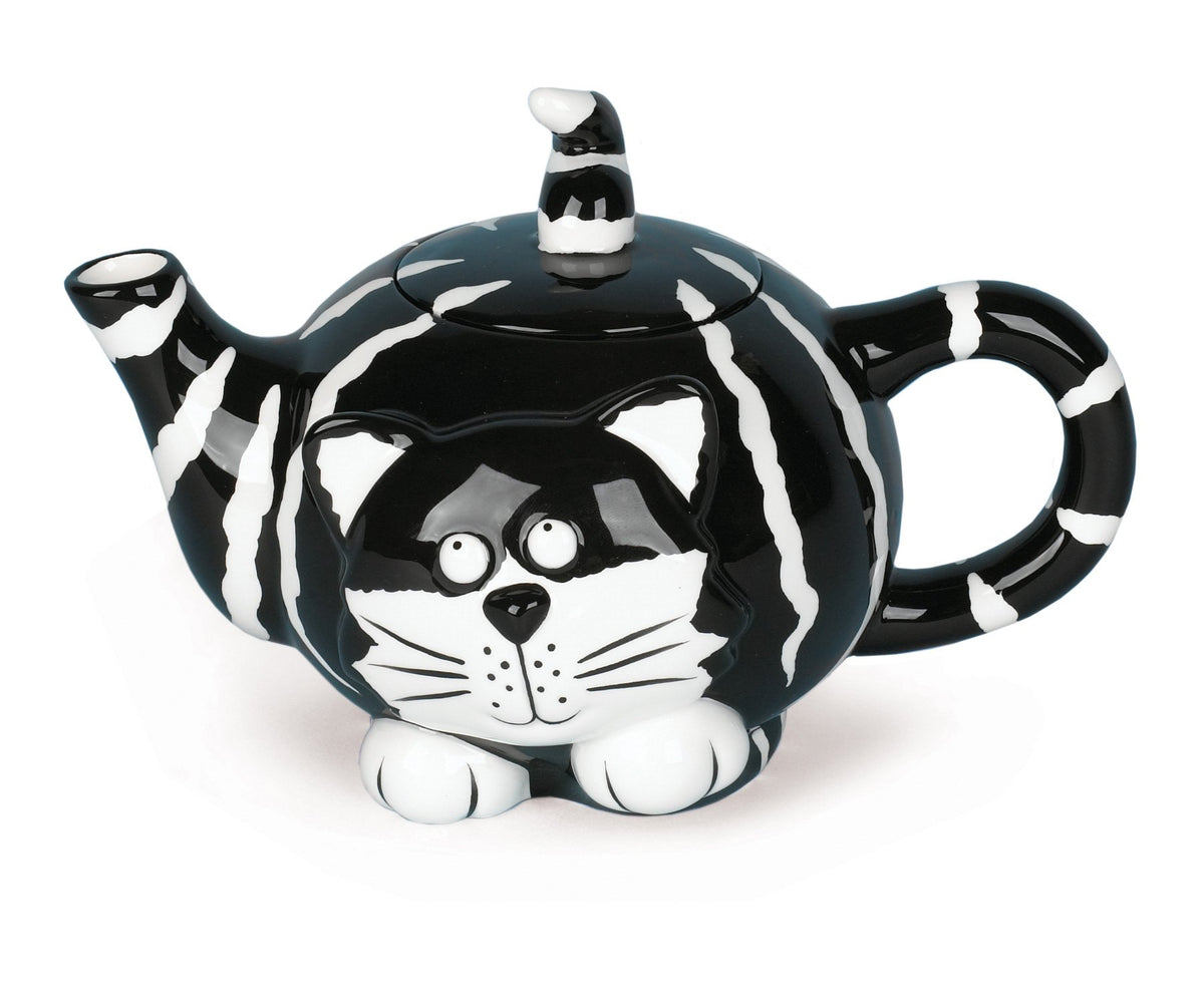 Tetera Chester gato de burton+BURTON, ideal para té y decoración de mesa