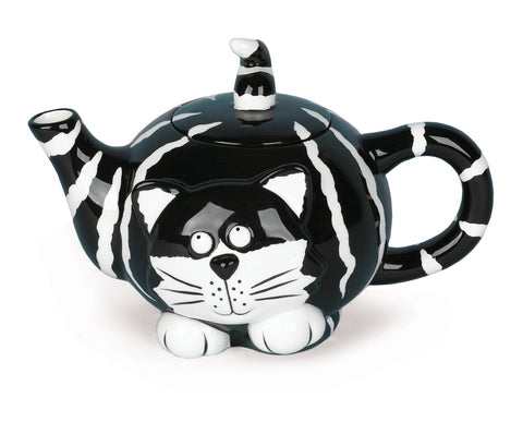 Tetera Chester gato de burton+BURTON, ideal para té y decoración de mesa