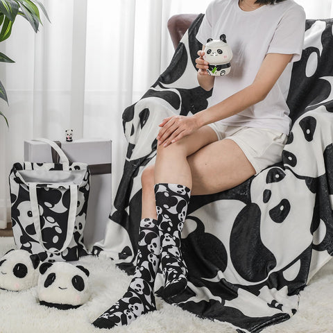 Calcetines panda Buryeah de algodón suave para uso diario.