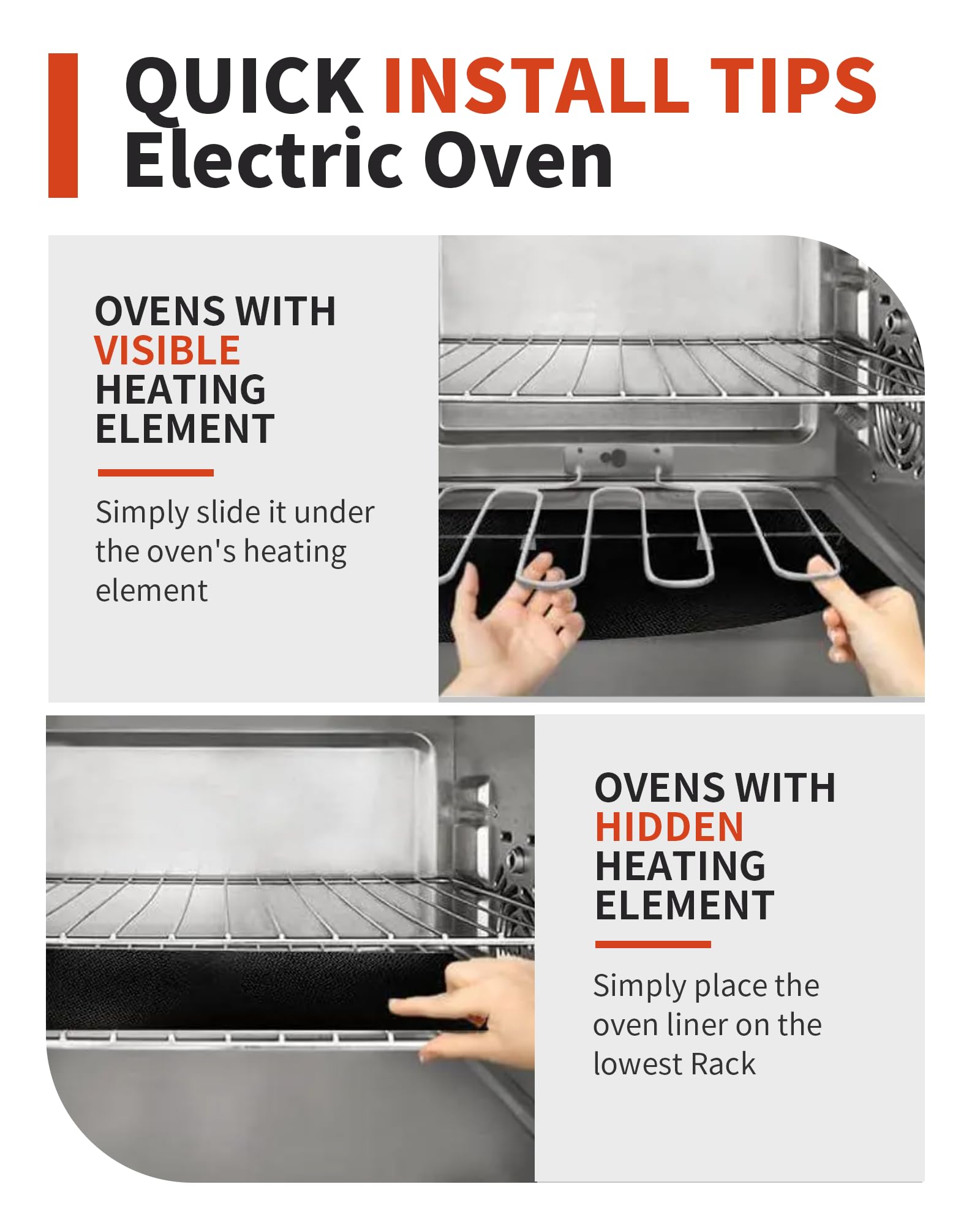 Buself-liner-horno-usos-multiples: sirve como base de horneado y parrilla.