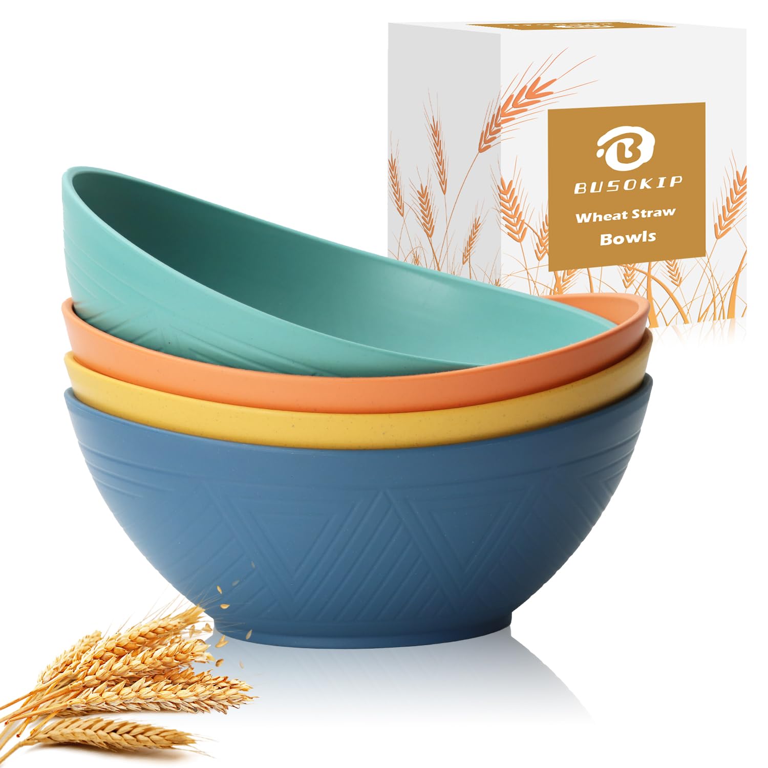 BUSOKIP ensaladera grande 65oz forma-barca, ideal para servir ensaladas en familia.