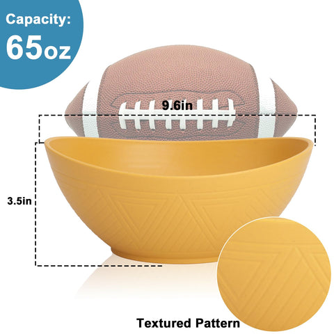 BUSOKIP ensaladera grande capacidad 65oz para porciones de popcorn, cereal o sopa.