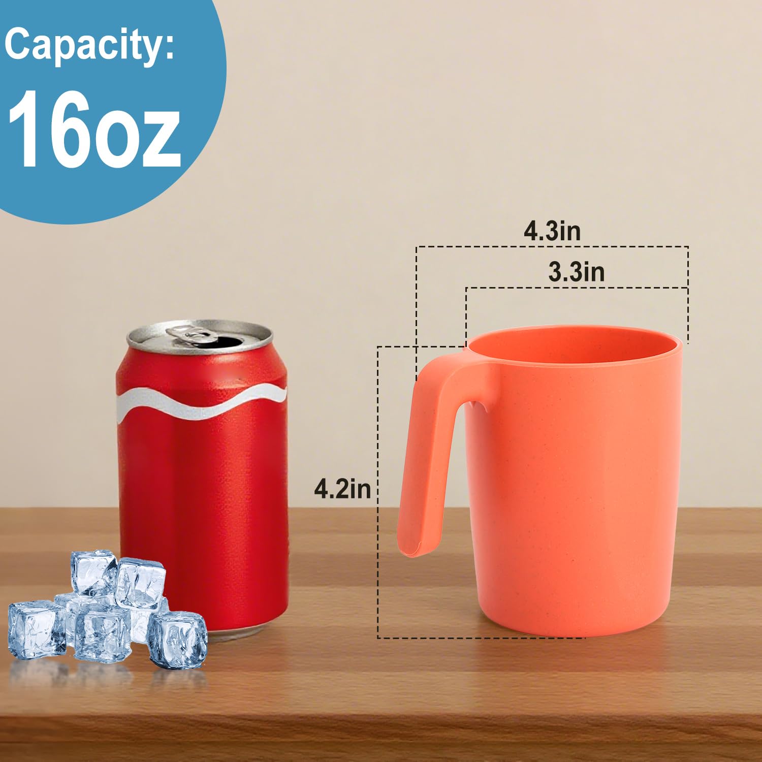Taza BUSOKIP 16oz para cafe, te, agua y bebidas en viaje.