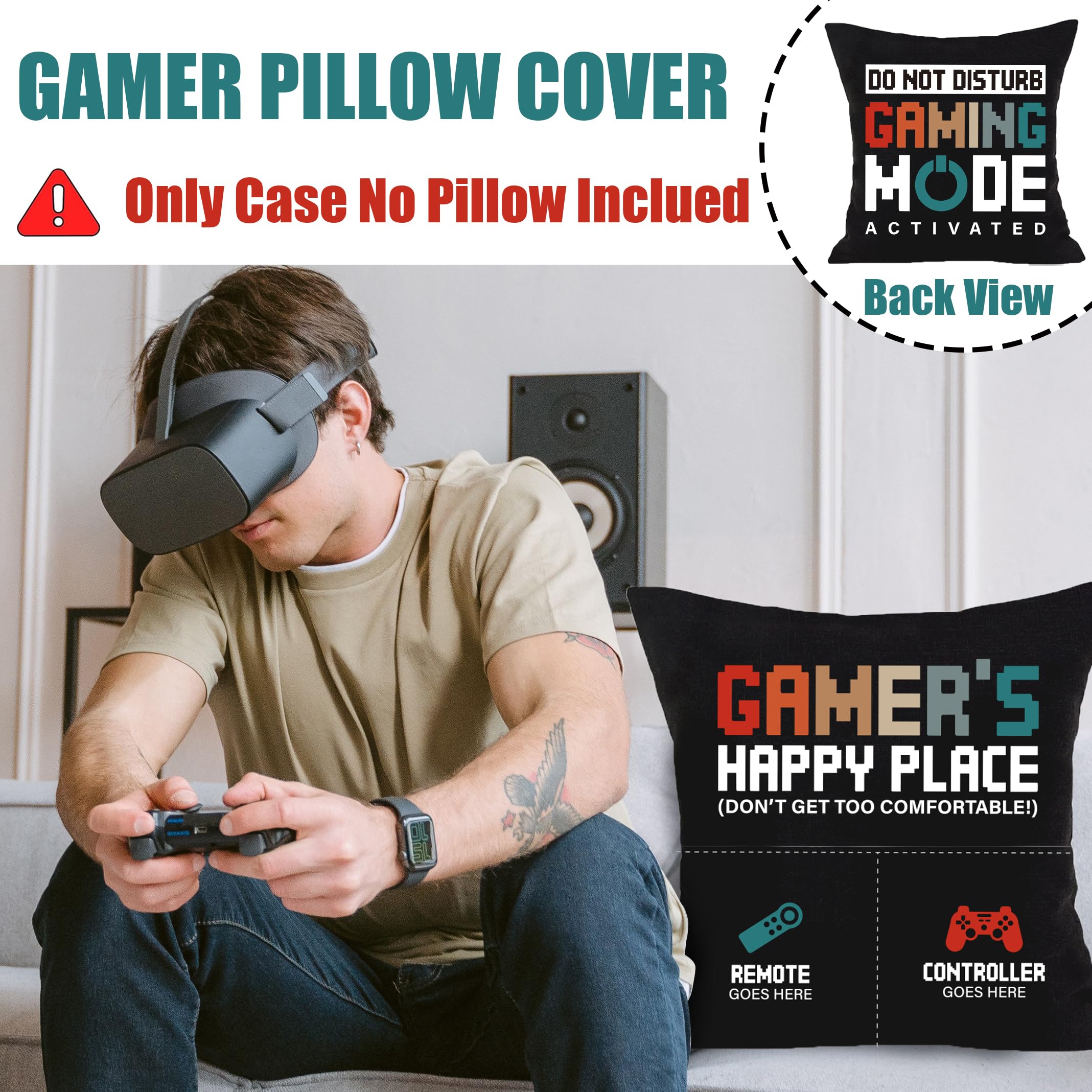 Cartel gamer Busy Gaming Life con definición divertida para tu escritorio.