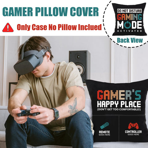 Cartel gamer Busy Gaming Life con definición divertida para tu escritorio.