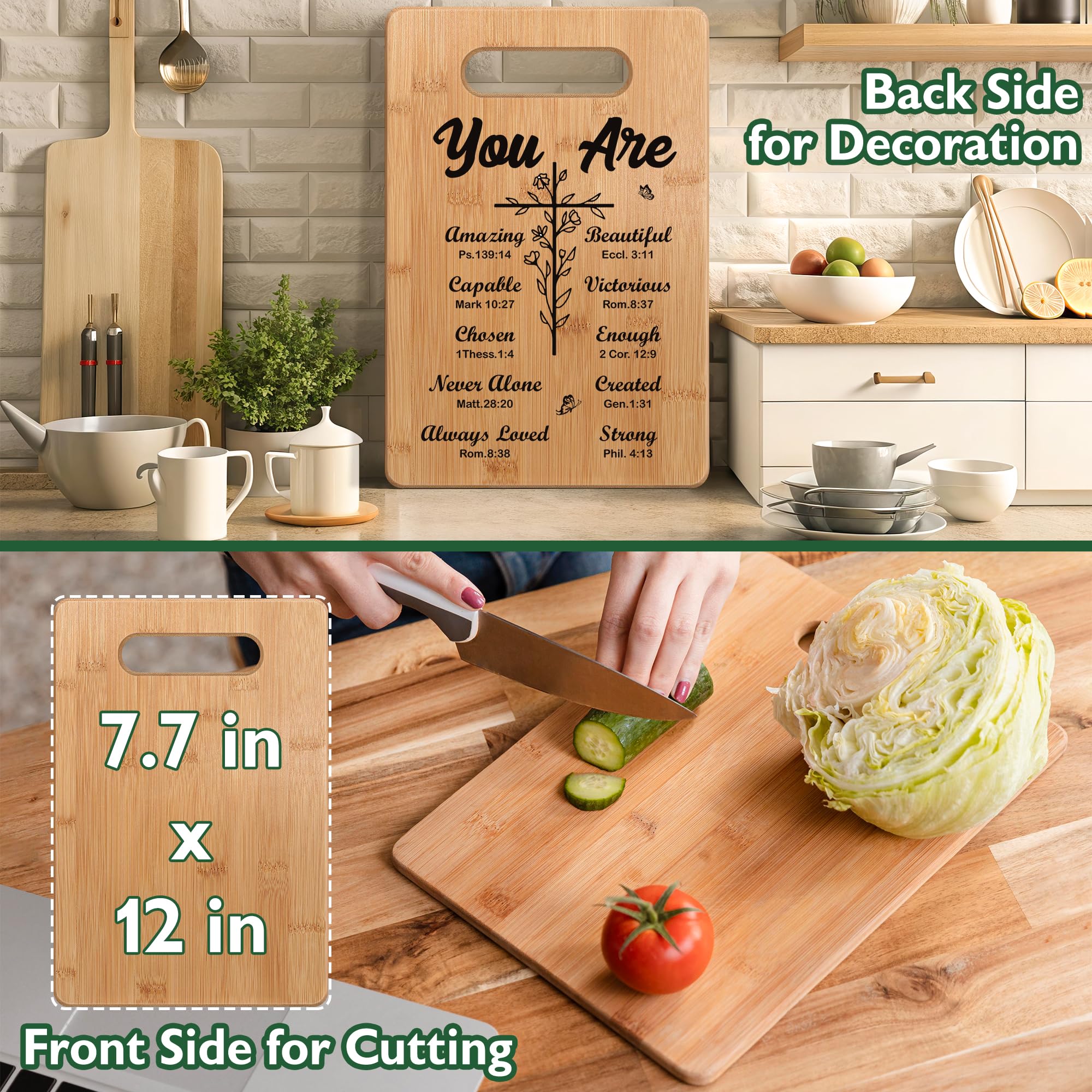 Busy Gaming Life, tabla de corte cristiana para cocina, funcional y decorativa