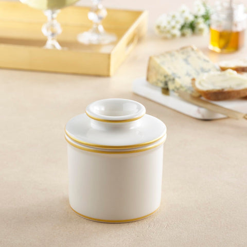 Butter Bell diseño de dos piezas con tapa invertida para servir y almacenar