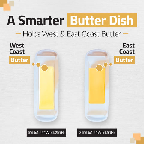 Butter Hub es apto para lavavajillas y libre de BPA.