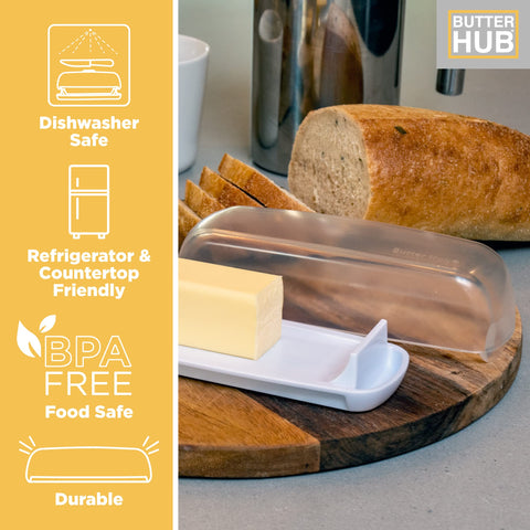 Butter Hub diseño atemporal y elegante se adapta a cualquier cocina.