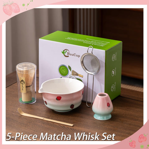Cuchara de bambú Buucup para medir y servir matcha con precisión.