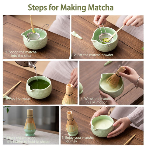Buucup reposo para cuchara de matcha, mantiene limpio y seco