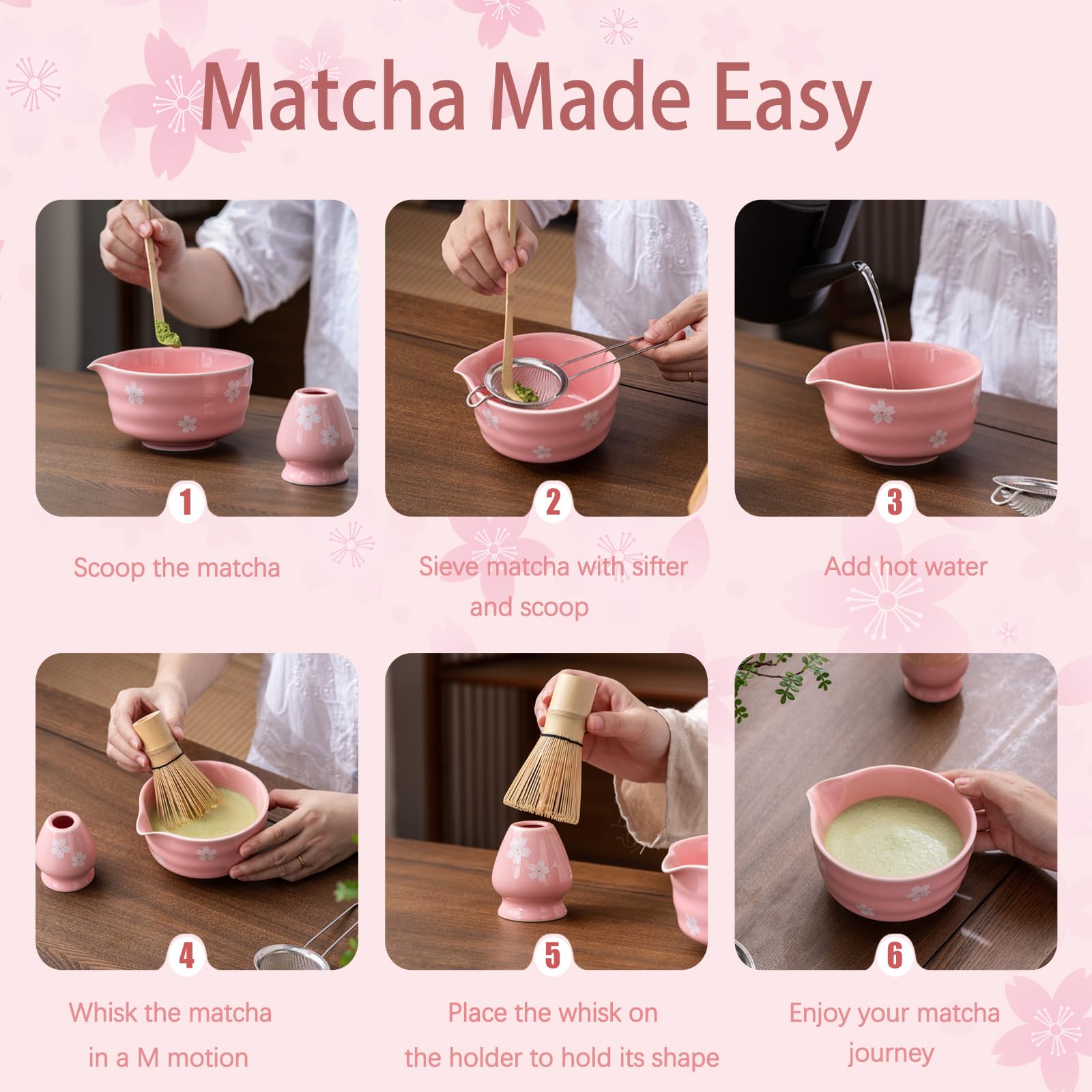 Buucup set completo de herramientas para matcha