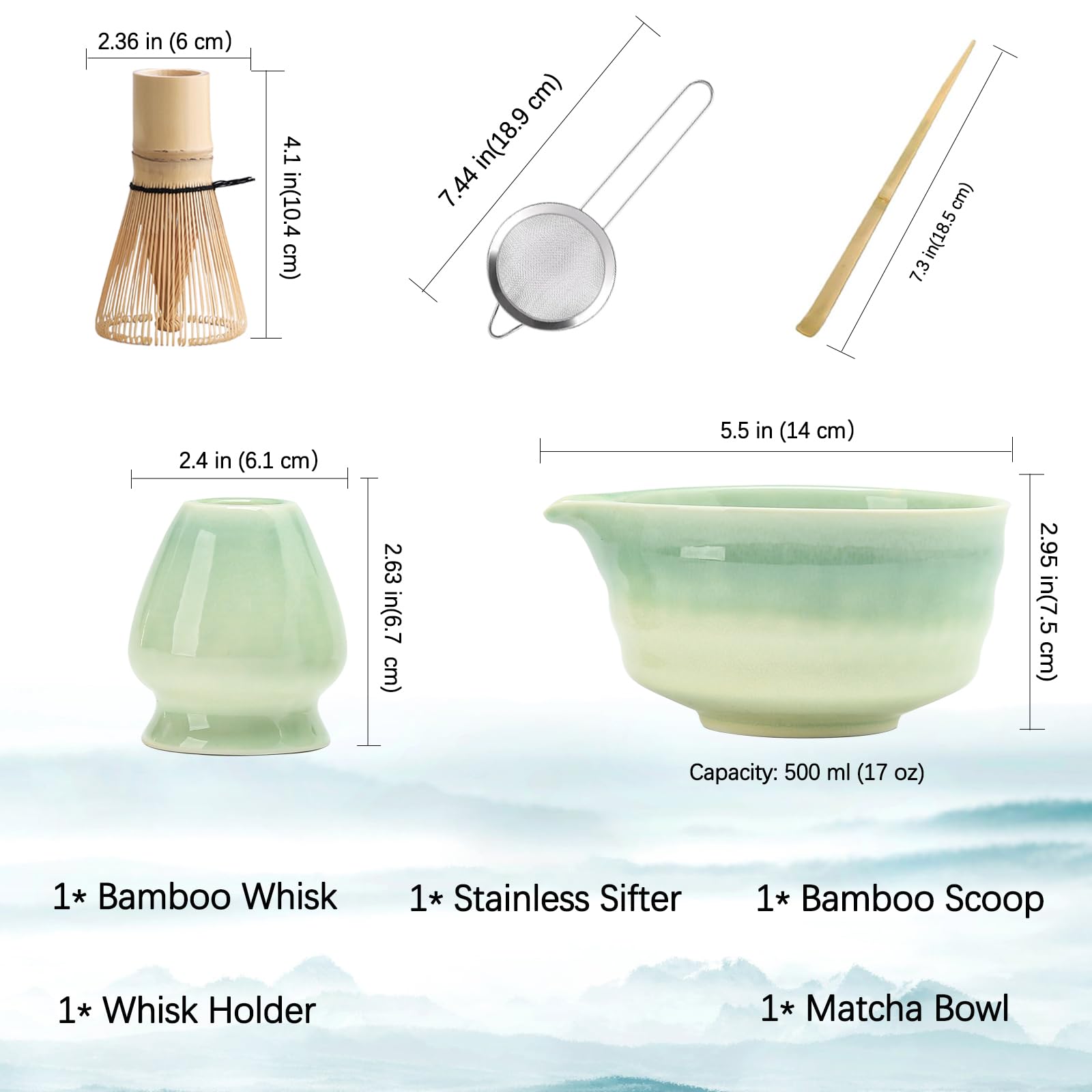 Set regalo Buucup de matcha elegante para aficionados y principiantes