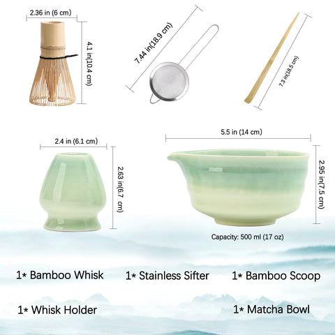 Set regalo Buucup de matcha elegante para aficionados y principiantes