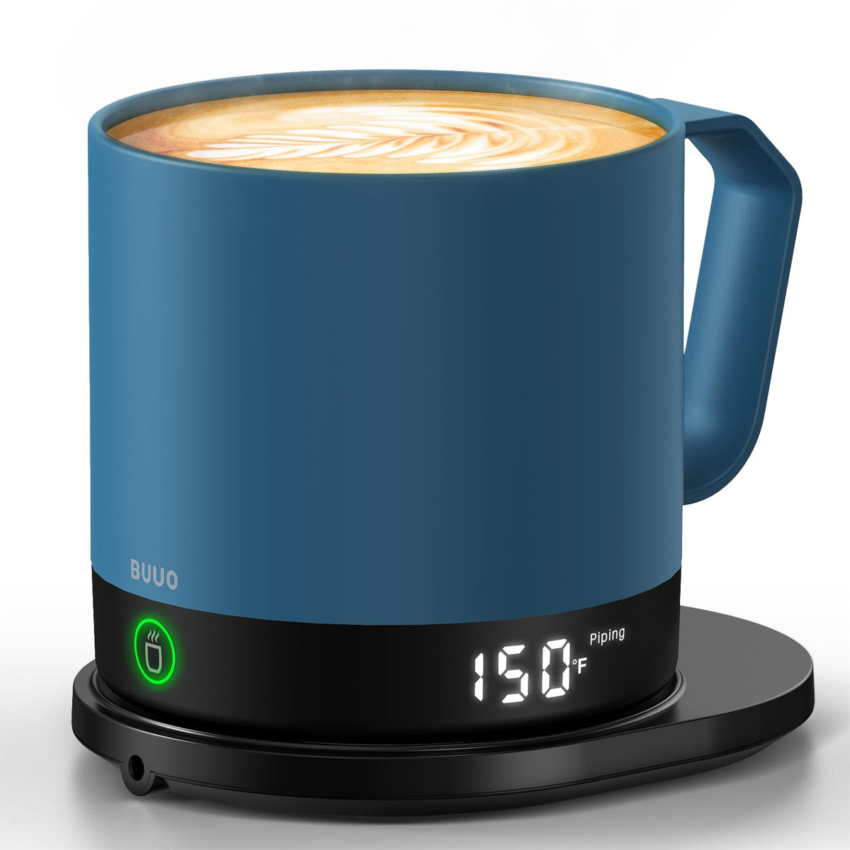 Taza buuo caliente con tapa para evitar derrames y mantener el calor