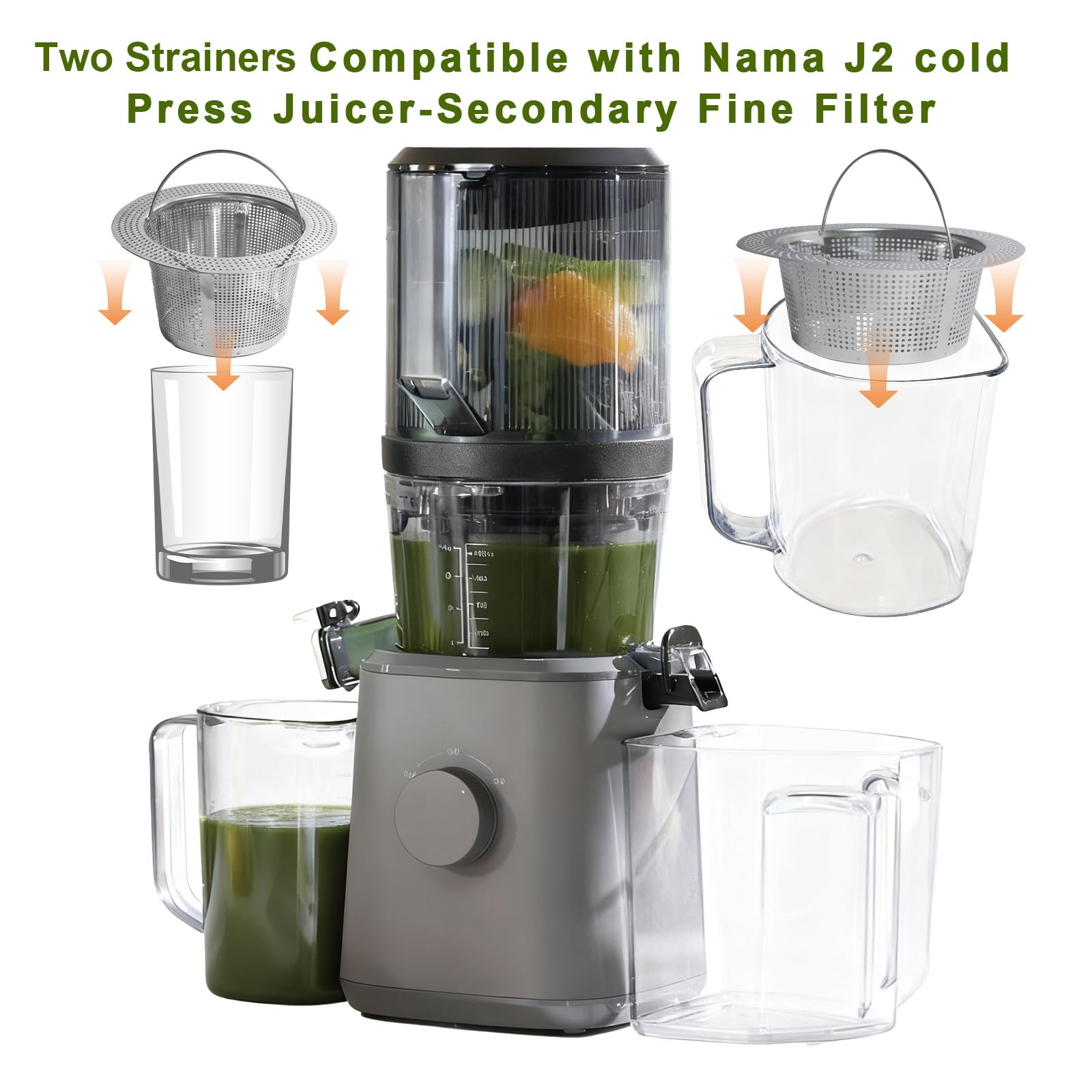 Filtro fino secundario pequeño de Buwesru para Nama J2, filtrado rápido en tazas.