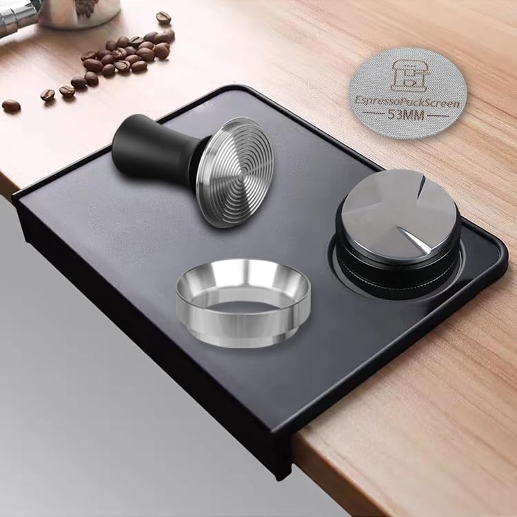 Conjunto BUWILRQ espresso 53mm, mejora el flujo y la experiencia de café.