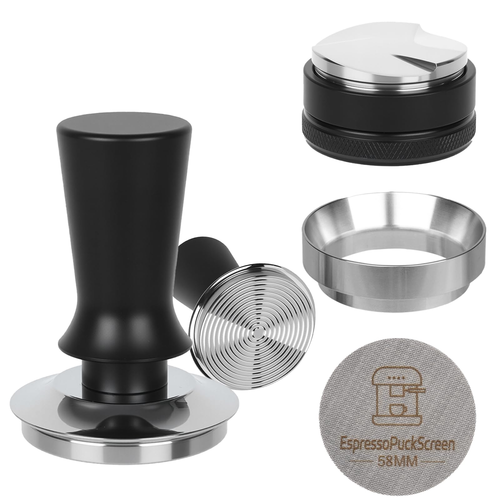 Prensa BUWILRQ espresso 58mm, presión constante para extracción uniforme