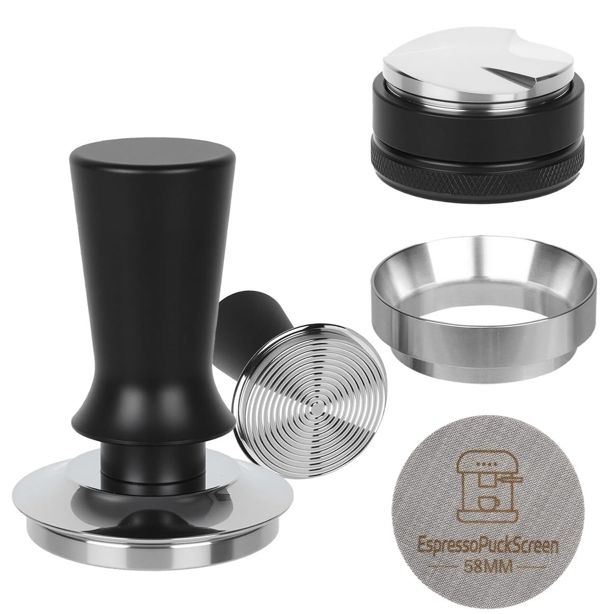 Prensa BUWILRQ espresso 58mm, presión constante para extracción uniforme
