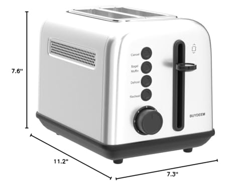 BUYDEEM DT620 bandeja de migas removible, limpieza rápida.