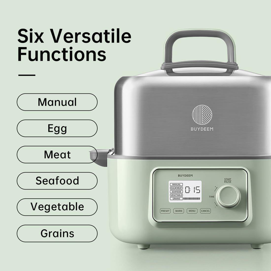 Buydeem G67US-A503 capacidad 7qt con bandejas versátiles
