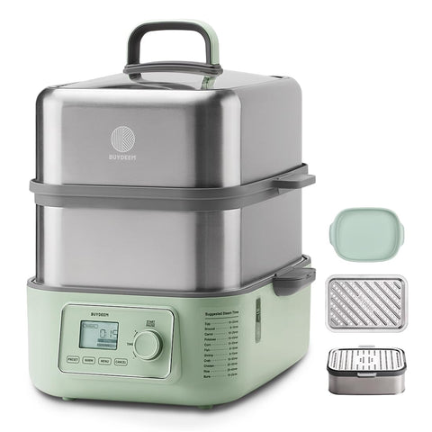 Buydeem G67US-A503 vaporizador frontal para cocinar al vapor fácilmente