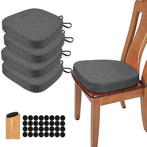 BUYUE almohadillas forma en U para silla de comedor, superficie suave para confort.