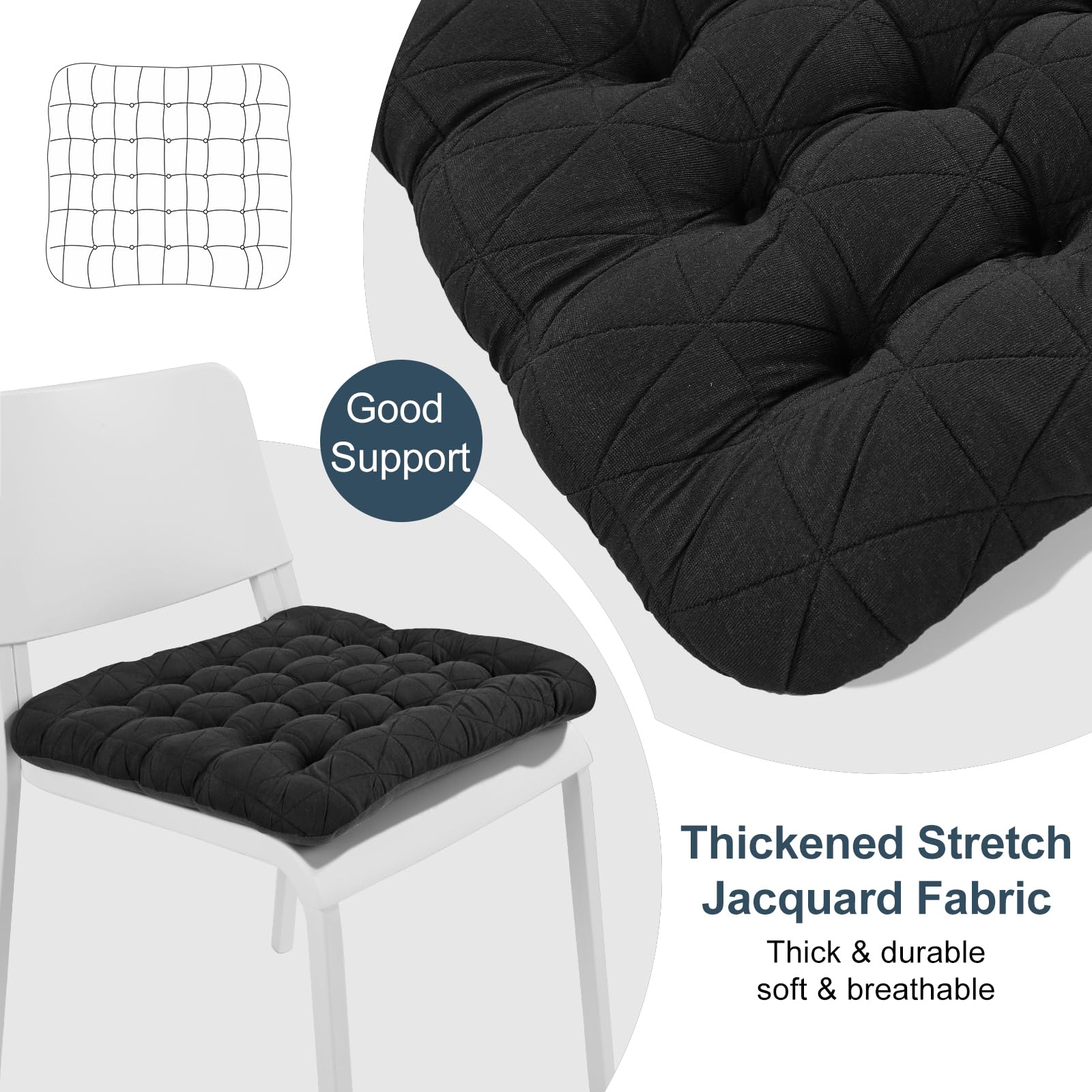 Tela jacquard de lujo BUYUE resistente y suave al tacto