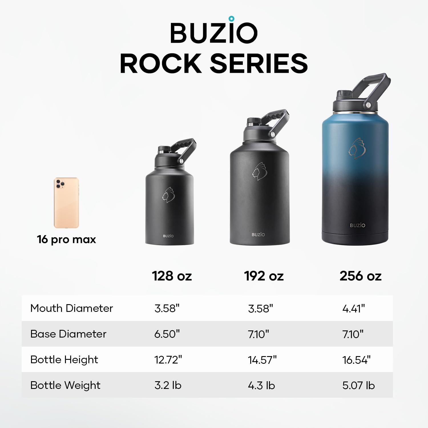 BUZIO funda con correa para transportar la botella