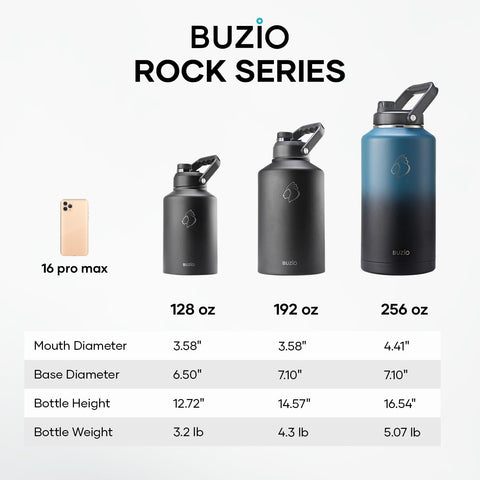 BUZIO funda con correa para transportar la botella