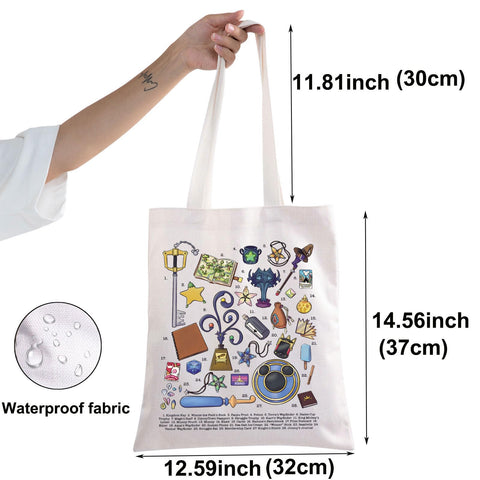 BWWKTOP Bolso tote de lona algodón suave para uso diario duradero