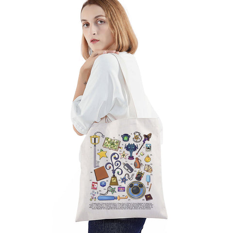 BWWKTOP Bolso tote Reino Encantado, tamaño 37x32 cm ideal