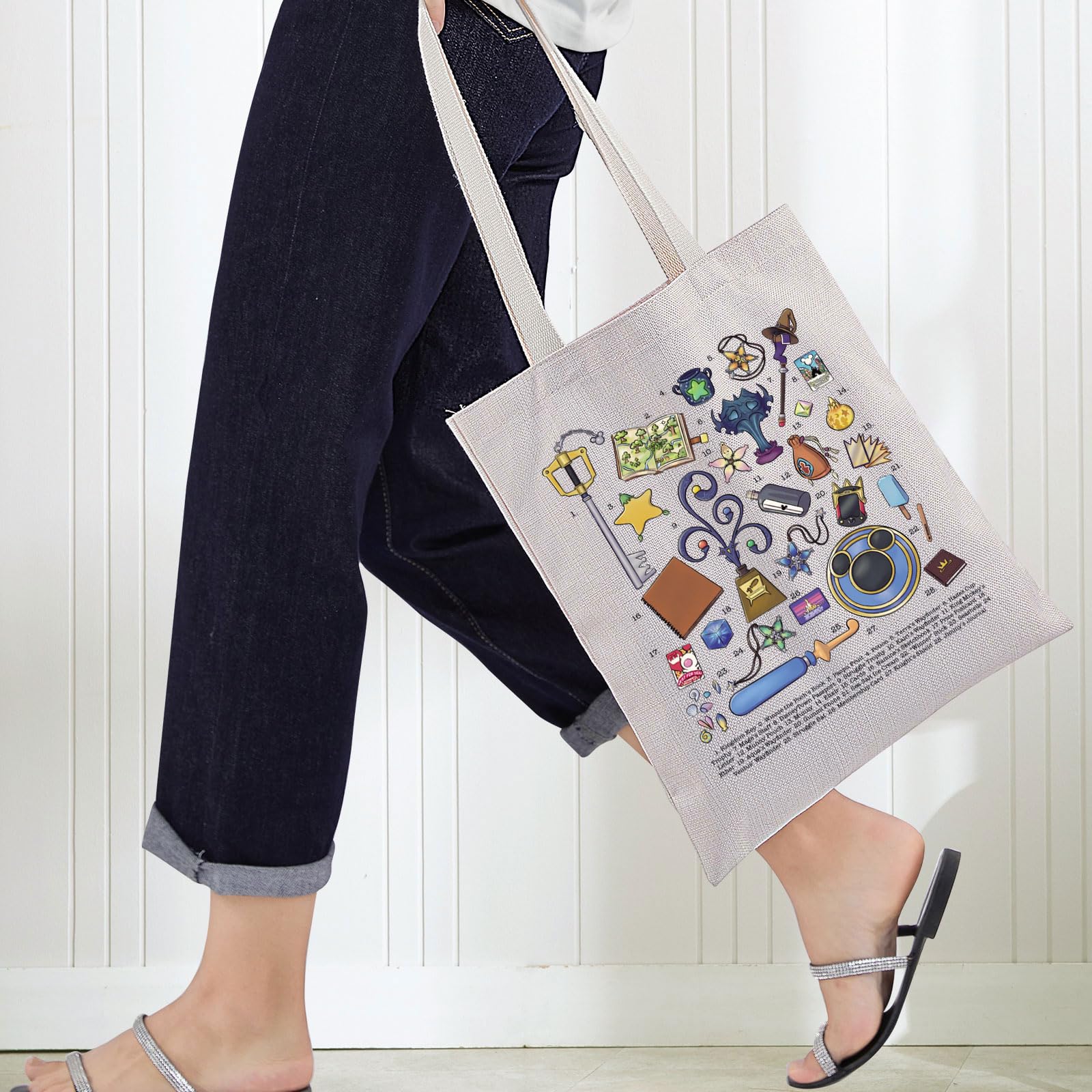BWWKTOP Bolso tote uso múltiple para compras, viaje y eventos