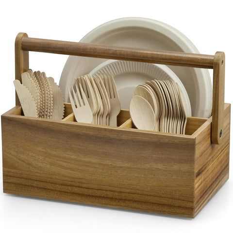 BWODYAY Dispensador de platos de papel para 10 y 8 pulgadas, práctico y organizado.
