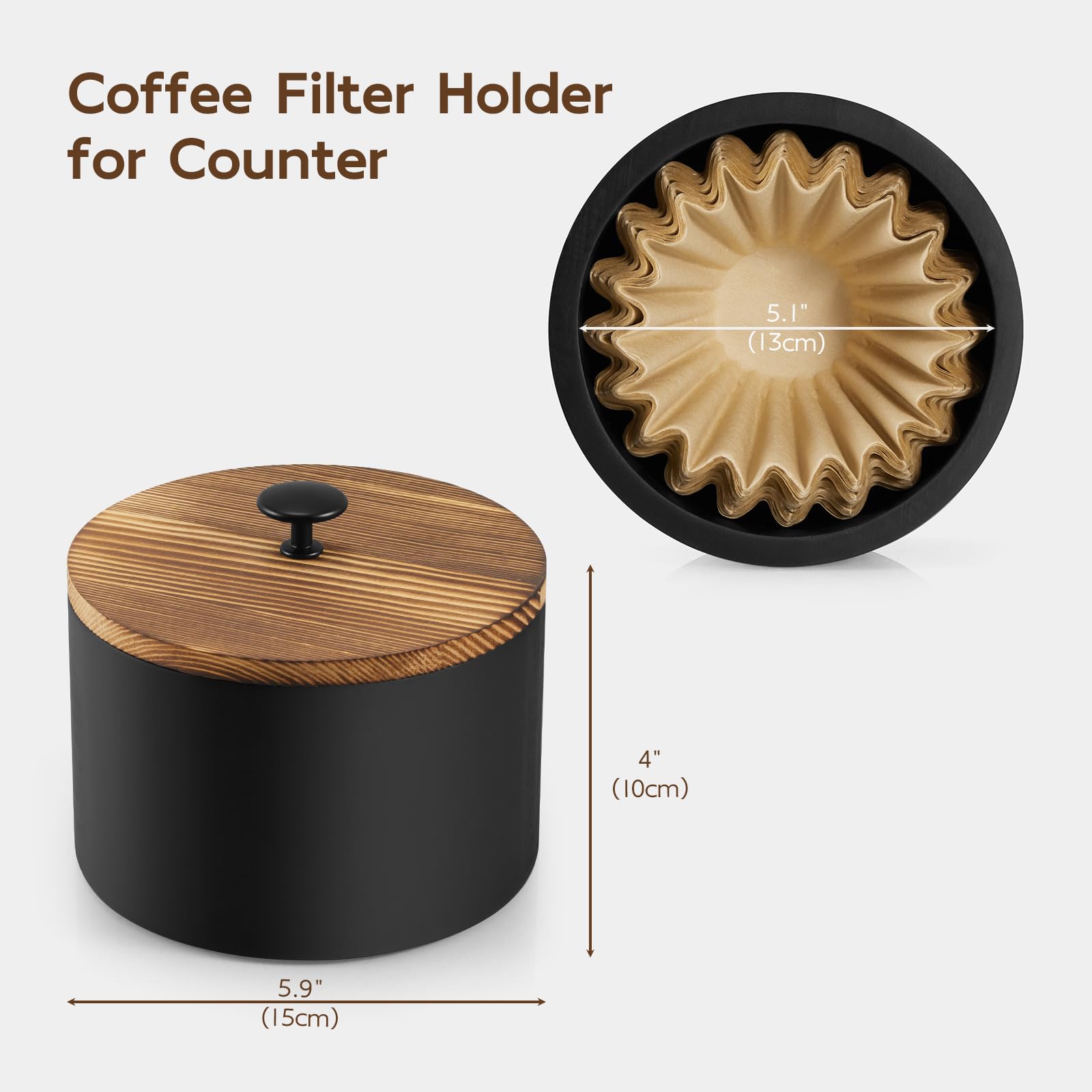 BWODYAY organizador de filtros mantiene todo ordenado y listo para usar