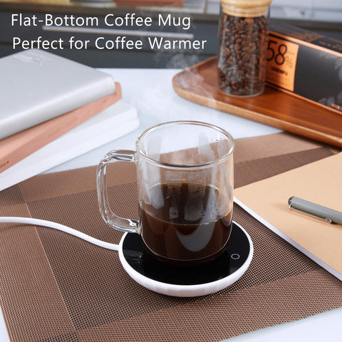 BWODYAY vaso cristal para latte cappuccino, resistencia y manejo cómodo
