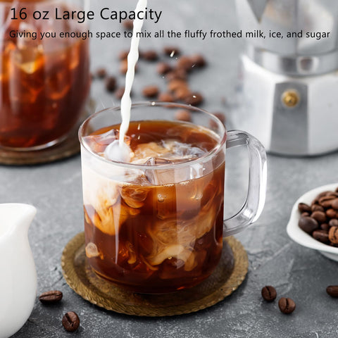 BWODYAY taza cristal para uso diario, versátil y elegante