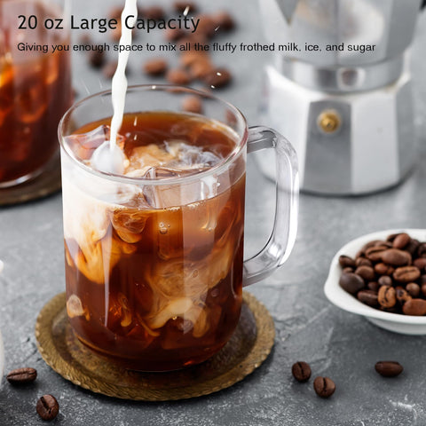 Vaso BWODYAY con mango ancho, diseño ergonómico y cómodo de sostener