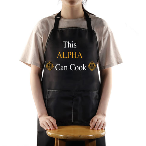 Delantal BWWKTOP ALPHA Cocina, correa ajustable para mayor comodidad al cocinar