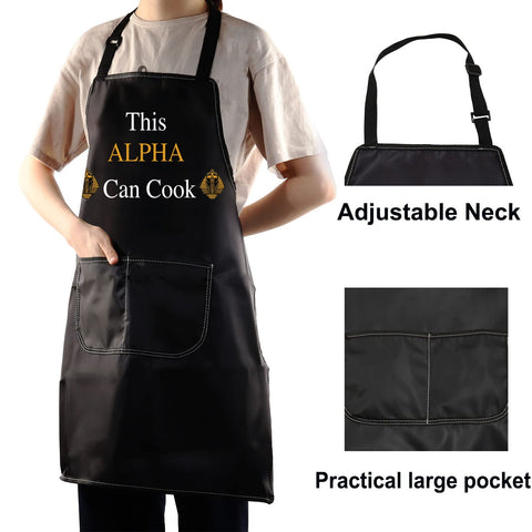Delantal BWWKTOP ALPHA Cocina, tamaño 49 x 68 cm para cobertura total