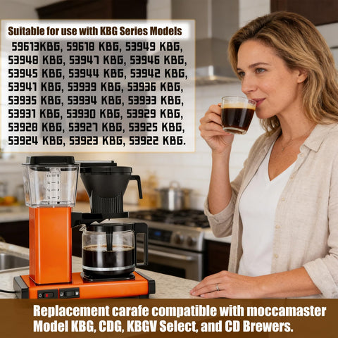 Bxmgr compatible con KBG/CD-Moccamaster mejora compatibilidad y rendimiento.